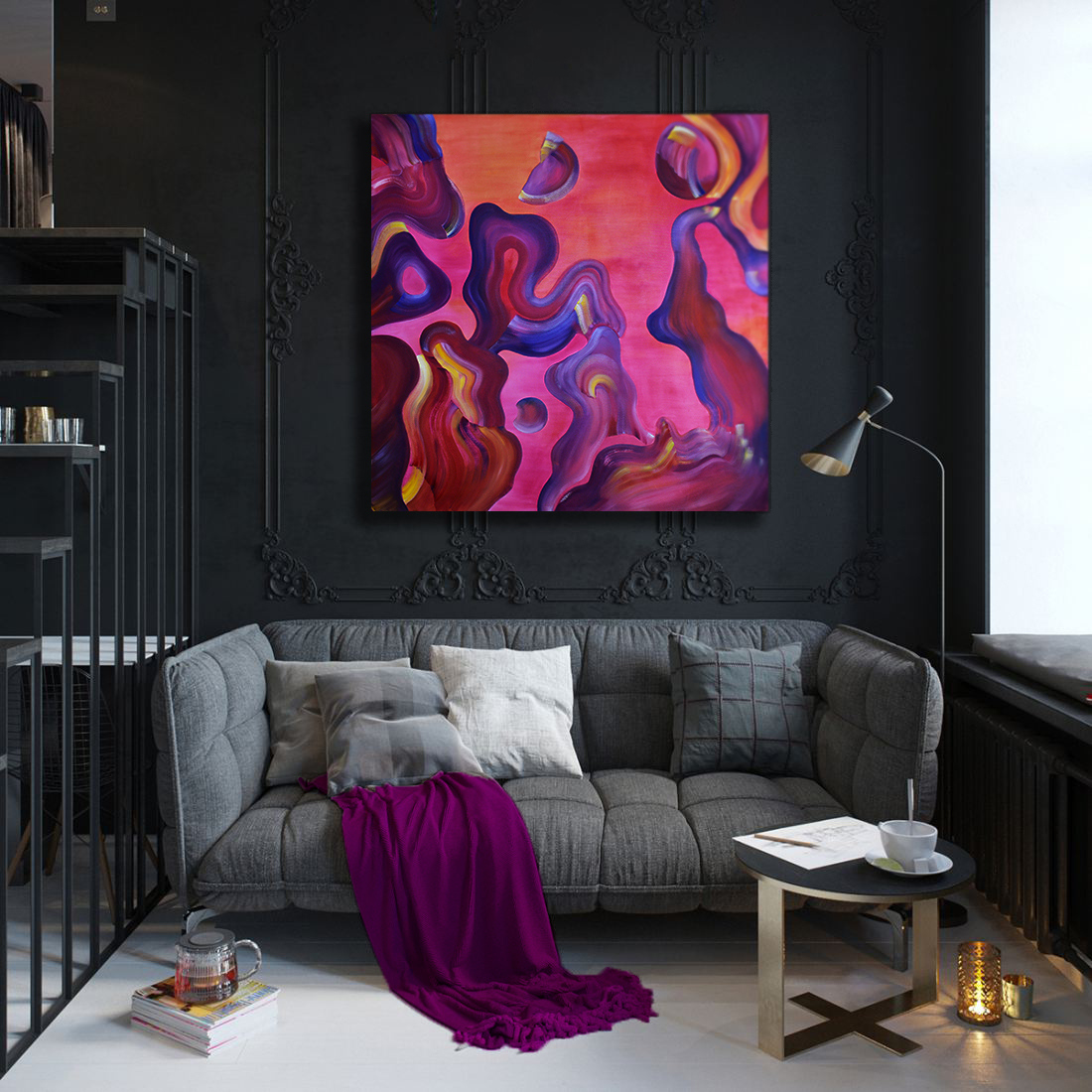 Painting by Marina Venediktova Inception interior