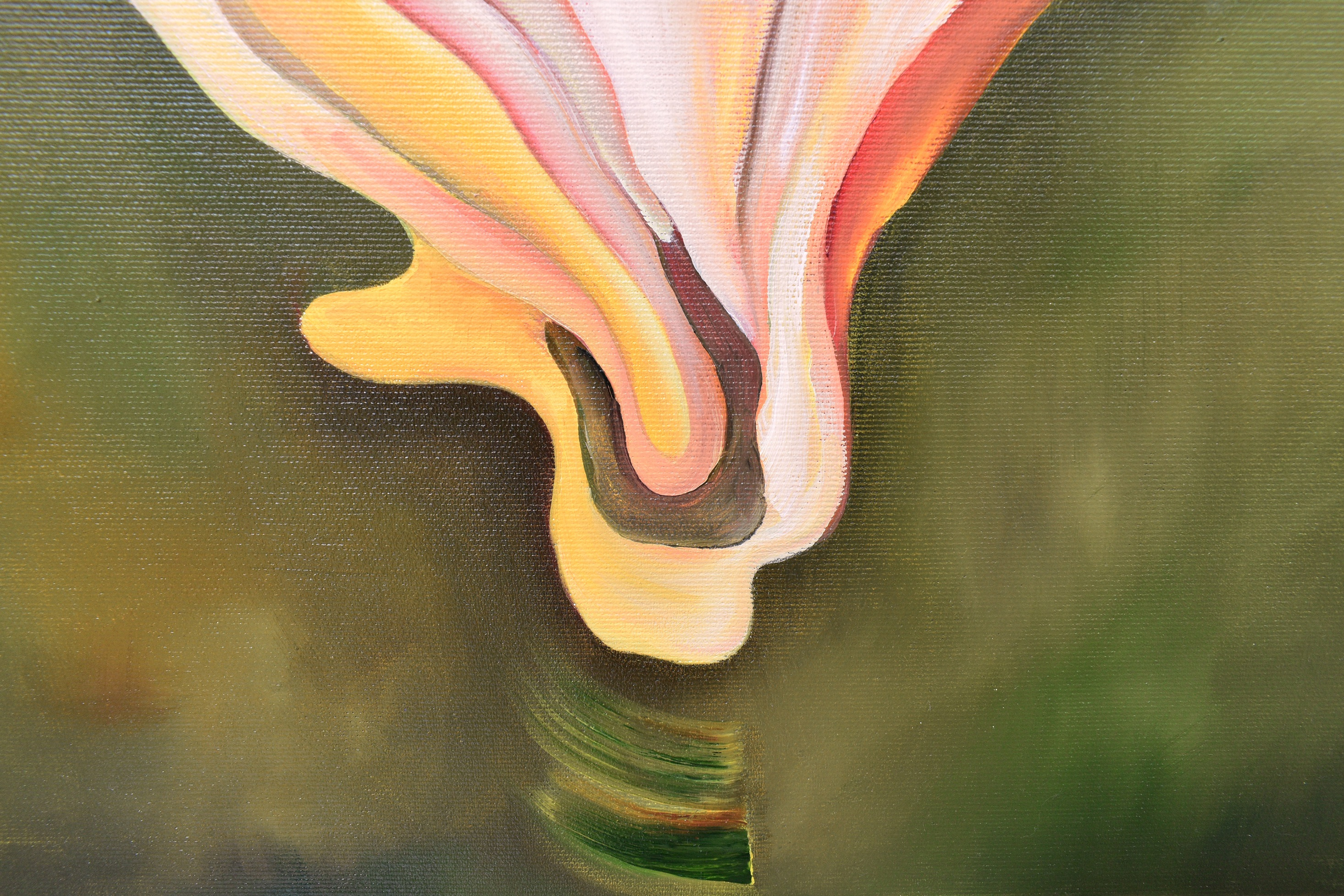 Painting by Marina Venediktova Wings of wind-2 detail
