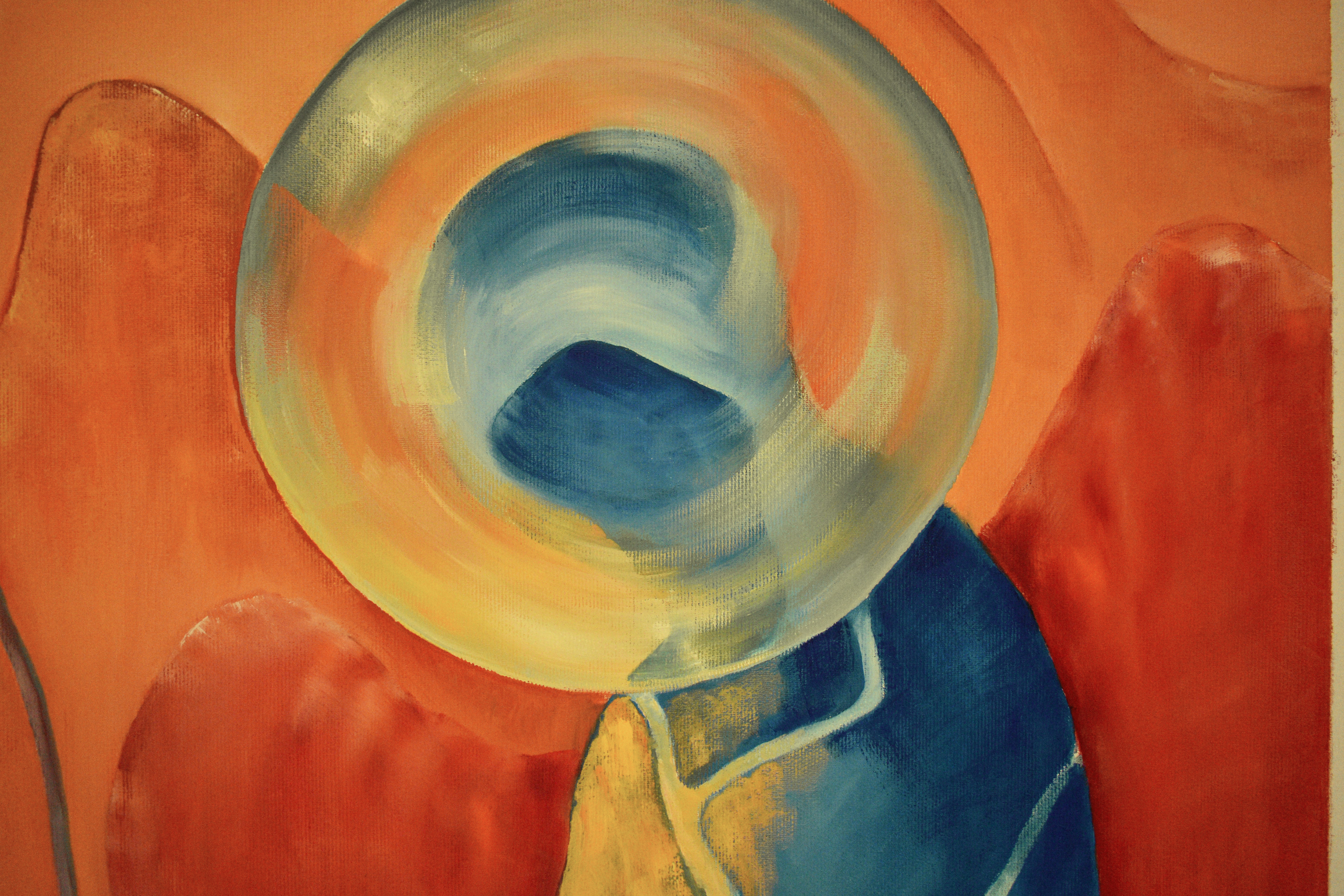 Картина Марины Венедиктовой Марс. Рождение Адама деталь