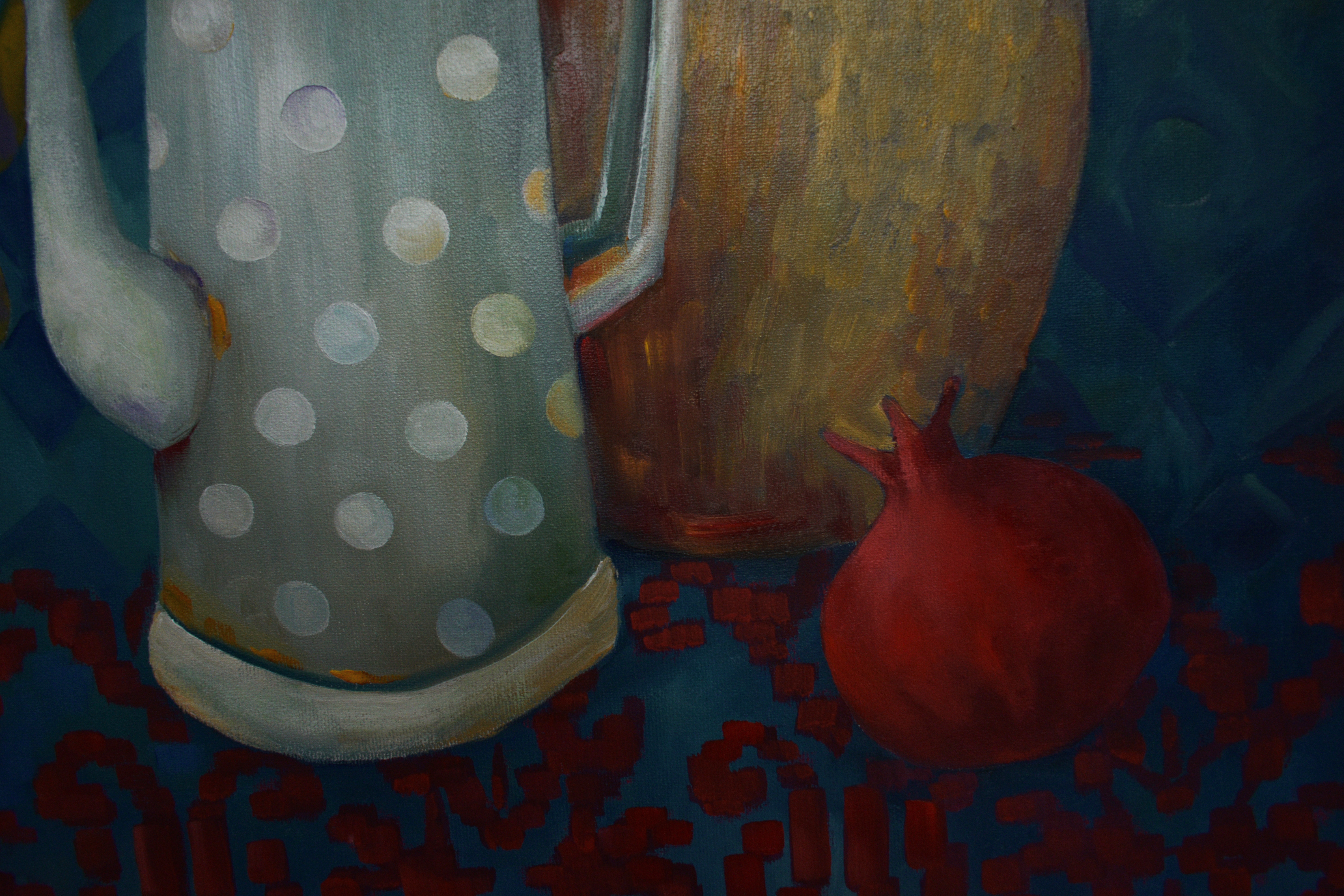 Painting by Marina Venediktova Jugs - Not Jugs 1 detail