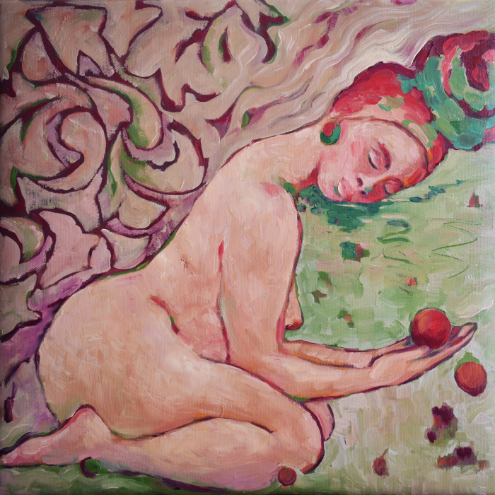 Painting by Marina Venediktova PRAYER FOR FRUITS