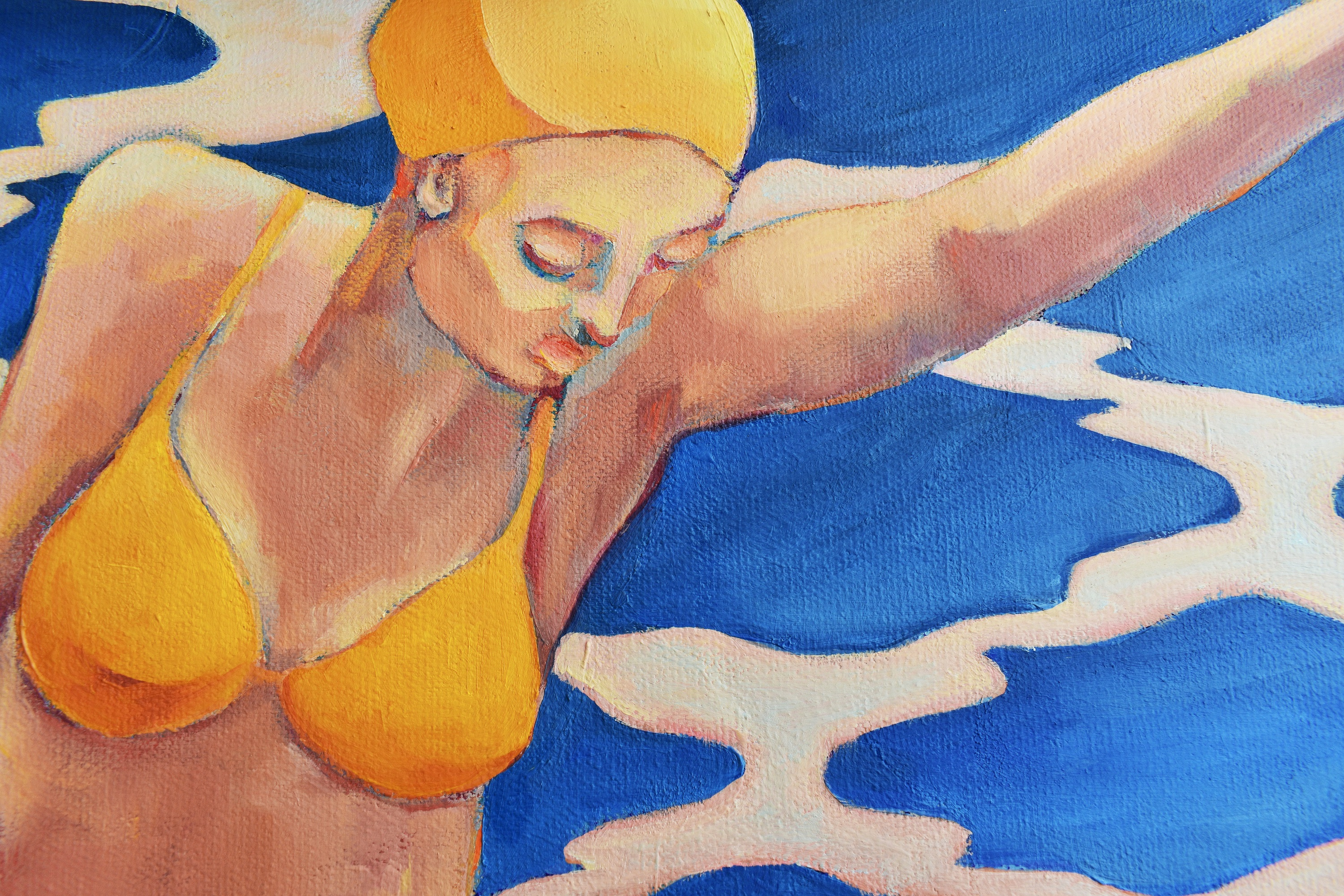 Painting by Marina Venediktova Immersion detail
