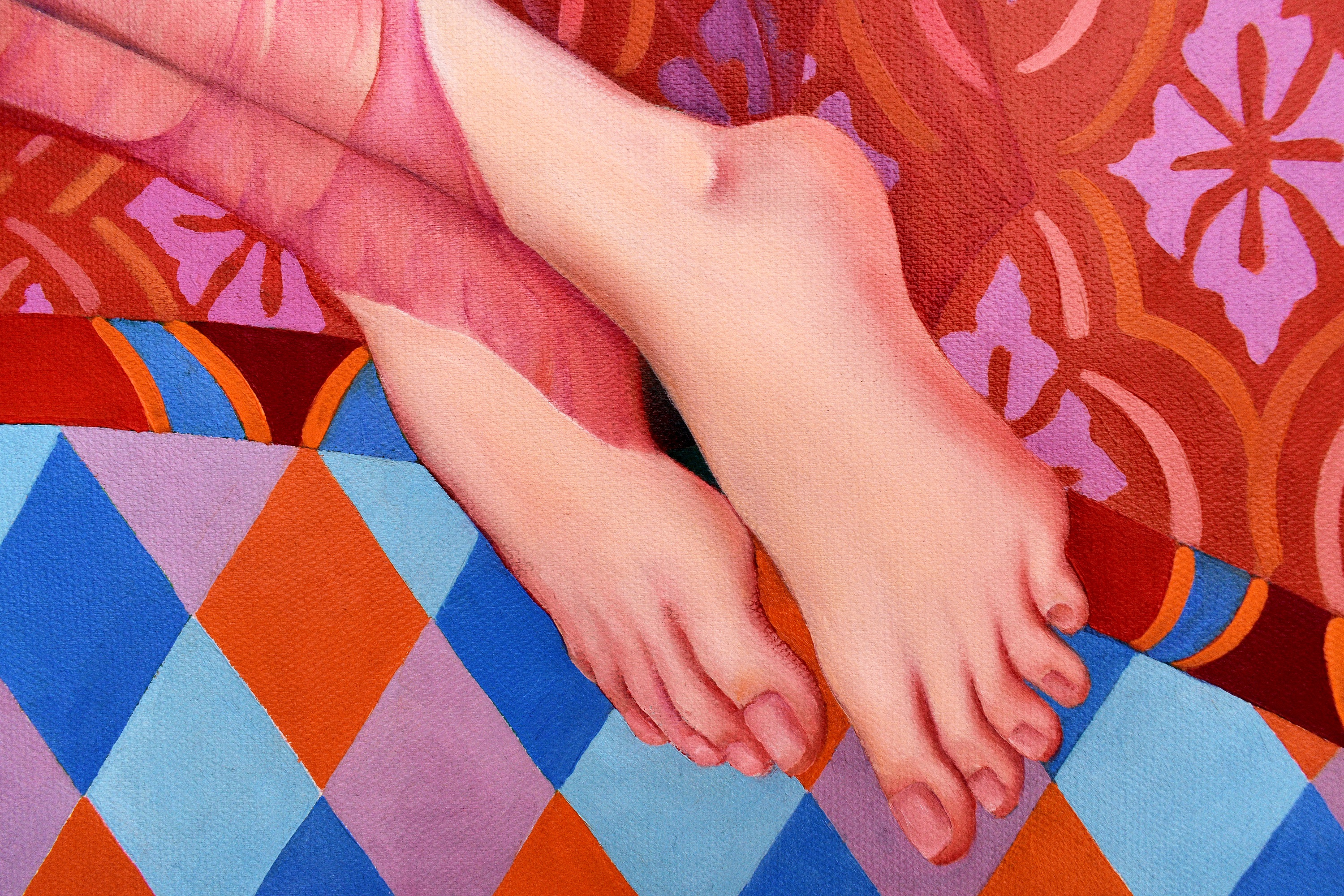 Painting by Marina Venediktova Awakenings detail