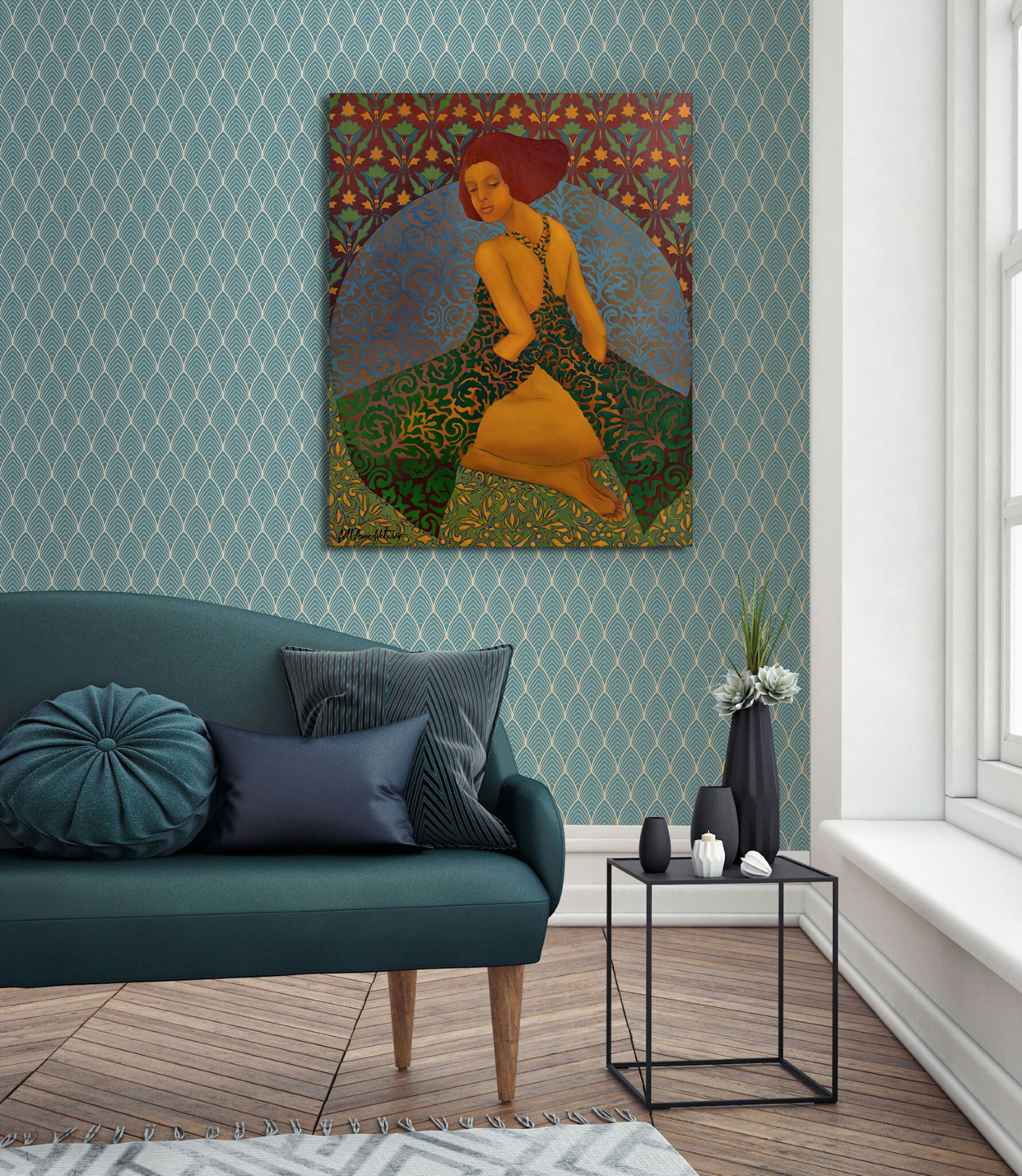 Картина Марины Венедиктовой Райская птица интерьер